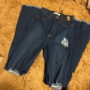 Vibrant Denim bell bottom jeans